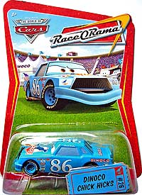 Dinoco Chick Hicks on its card