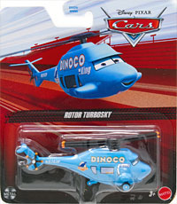 Dinoco Helicopter on its card