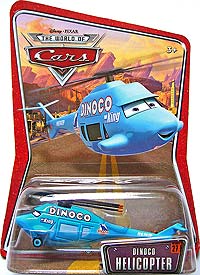 Dinoco Helicopter on its card