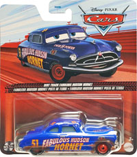 Dirt Track Fabulous Hudson Hornet on its card