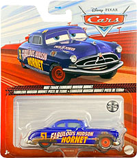 Dirt Track Fabulous Hudson Hornet on its card