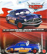 Dirt Track Fabulous Hudson Hornet on its card