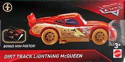 Dirt Track McQueen on its card