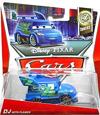 DJ with Flames on its card