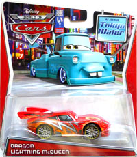 Dragon Lightning McQueen on its card