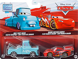 Dragon Lightning McQueen on its card