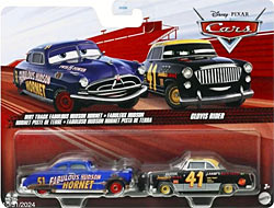Fabulous Hudson Hornet (silver rims) on its card