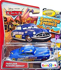 Fabulous Hudson Hornet (silver rims) on its card