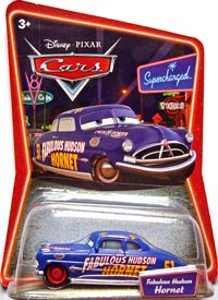 Fabulous Hudson Hornet (silver rims) on its card