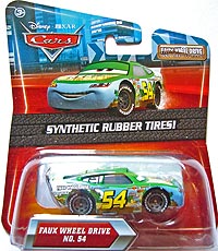 Faux Wheel Drive (rubber tires) on its card