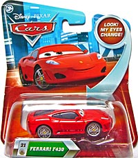 Ferrari F430 on its card