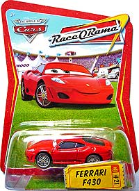 Ferrari F430 on its card