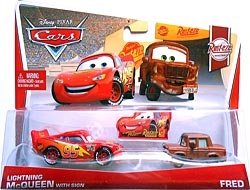 Lightning McQueen with Sign on its card