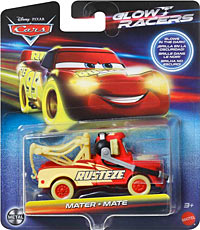 Glow Racer Mater on its card