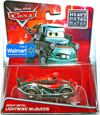 Heavy Metal Lightning McQueen on its card