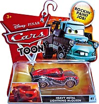 Heavy Metal Lightning McQueen on its card