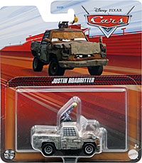 Justin Roadritter (with projectile) on its card