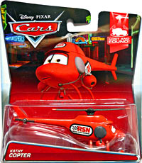 Kathy Copter on its card