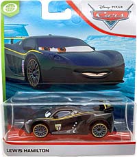 Lewis Hamilton on its card