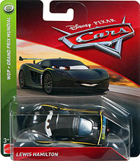 Lewis Hamilton on its card