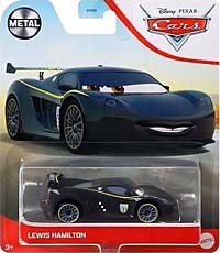 Lewis Hamilton on its card