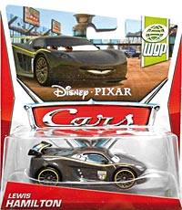 Lewis Hamilton on its card