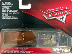 Lightning McQueen as Chester Whipplefilter (rubber tires) on its card