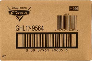 Lightning McQueen (Drag Racing) on its card