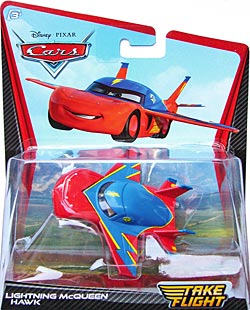 Lightning McQueen Hawk on its card