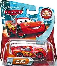 Lightning McQueen (lenticular v2, 2 parts variant) on its card