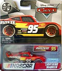 Lightning McQueen (Nascar) on its card