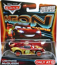 Lightning McQueen (Neon Metallic Deco) on its card