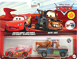 Road Repair Lightning McQueen on its card