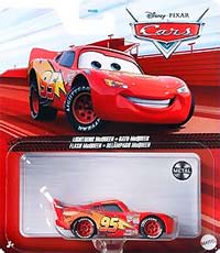 Lightning McQueen (without Rusteze sticker) on its card