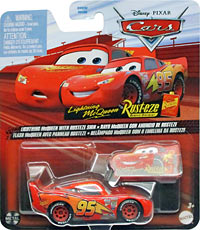 Lightning McQueen with Sign on its card