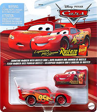 Lightning McQueen with Sign on its card