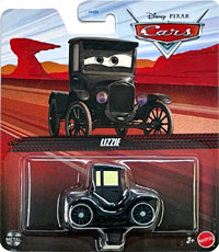 Lizzie on its card