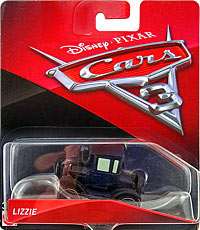 Lizzie on its card