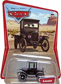 Lizzie on its card