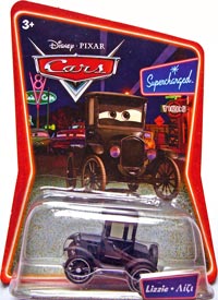 Lizzie on its card