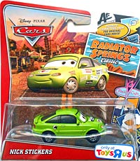 Nick Stickers on its card
