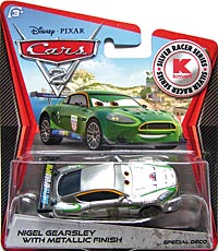 Nigel Gearsley with Metallic Finish (silver) on its card