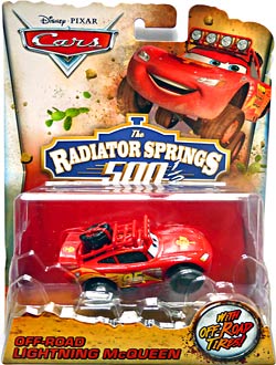 Off-Road Lightning McQueen on its card