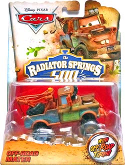 Off-Road Mater on its card