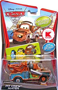 Pit Crew Mater on its card