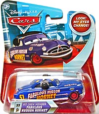 Pit Crew Member Fabulous Hudson Hornet on its card