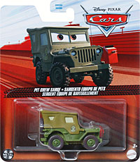 Pit Crew Member Sarge on its card