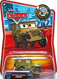 Pit Crew Member Sarge on its card