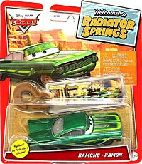 Ramone (green) on its card