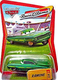 Ramone (green) on its card